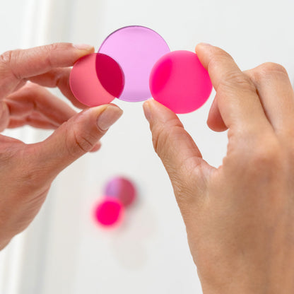 Wallfetti magnetic mirror set